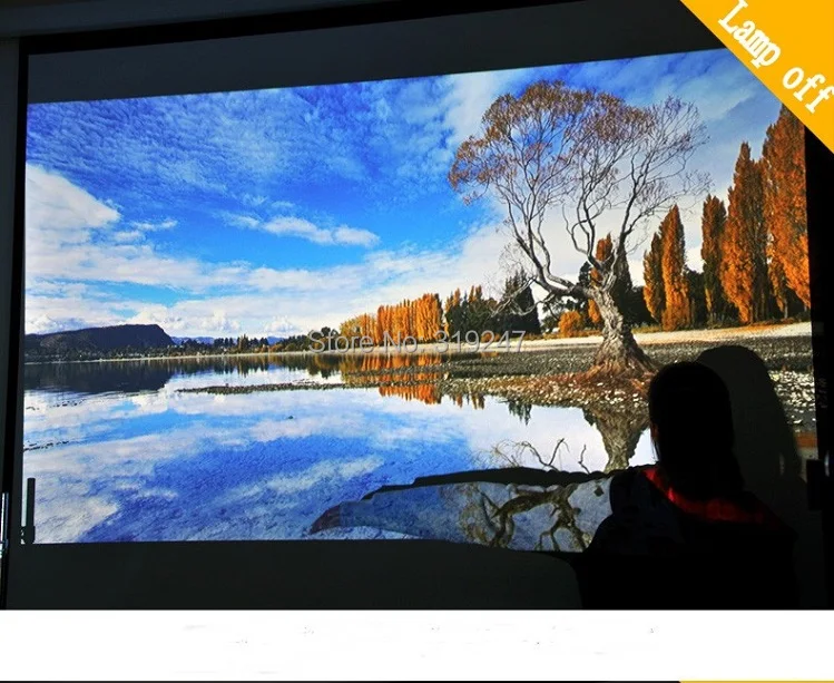 Бесплатная доставка! Светодиодный проектор для цифрового ТВ 5500 лм 1080P Android 4.4.2 Wi