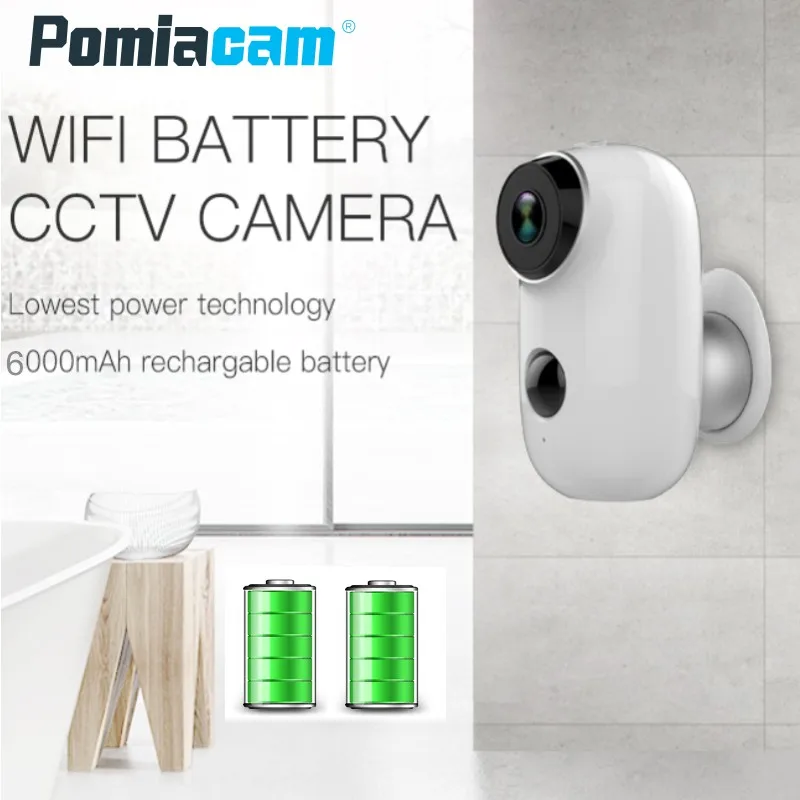 100% безпроводная батарея камера A3 1080 p беспроводная Wifi ip наружная внутренняя CCTV с 2