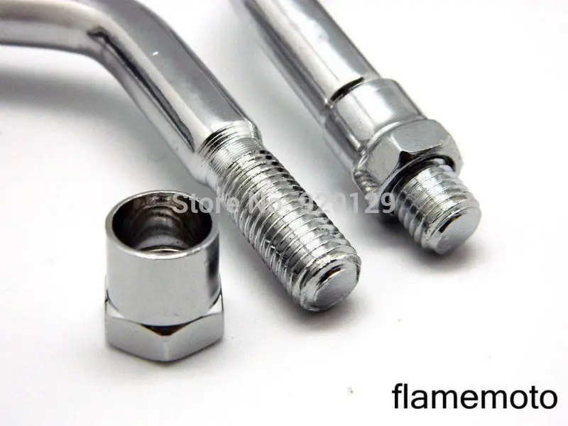 Зеркало заднего вида для мотоцикла зеркало с резьбой 10 мм хромированное