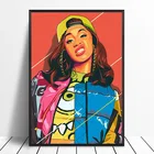 Cardi B Хип-хоп Рэп звезда музыкальный плакат настенная живопись картина маслом холст плакат домашний декор холст печать (без рамки)
