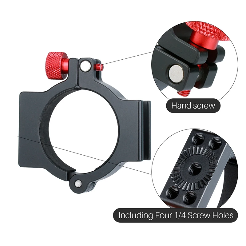 Zhiyun Smooth 4 аксессуары кольцевой держатель зажим w Холодный башмак для микрофона