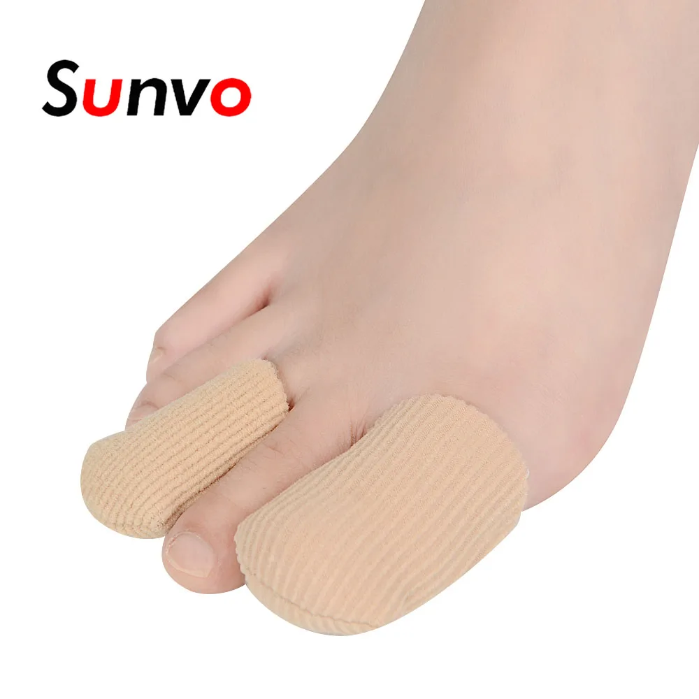 Sunvo 3 шт. тканевые гелевые трубки пальцы большой палец на ноге защита для