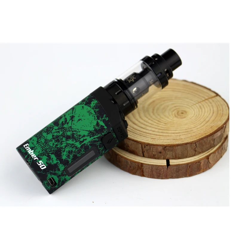 Оригинальный с. dovpo Эмбер 50 тк кит 1500 мАч Вт поле mod с RTA распылителя VAPE|tc kit|box with