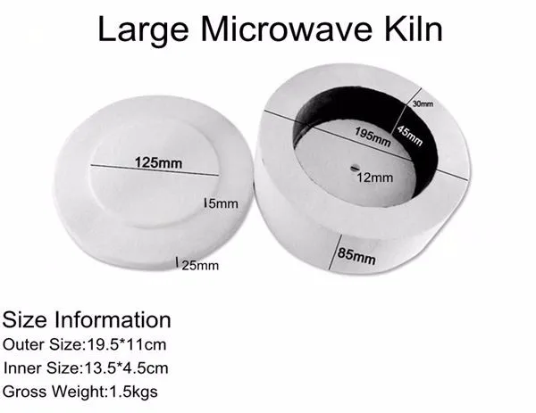 Профессиональная Большая микроволновая печь 19 5x11 см|microwave type|kilnkiln supplies |
