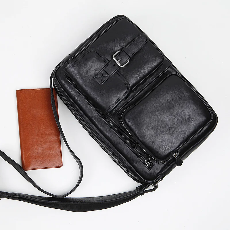 Мужская сумка LANSPACE повседневная через плечо новый дизайн кожаная плечо|shoulder bag