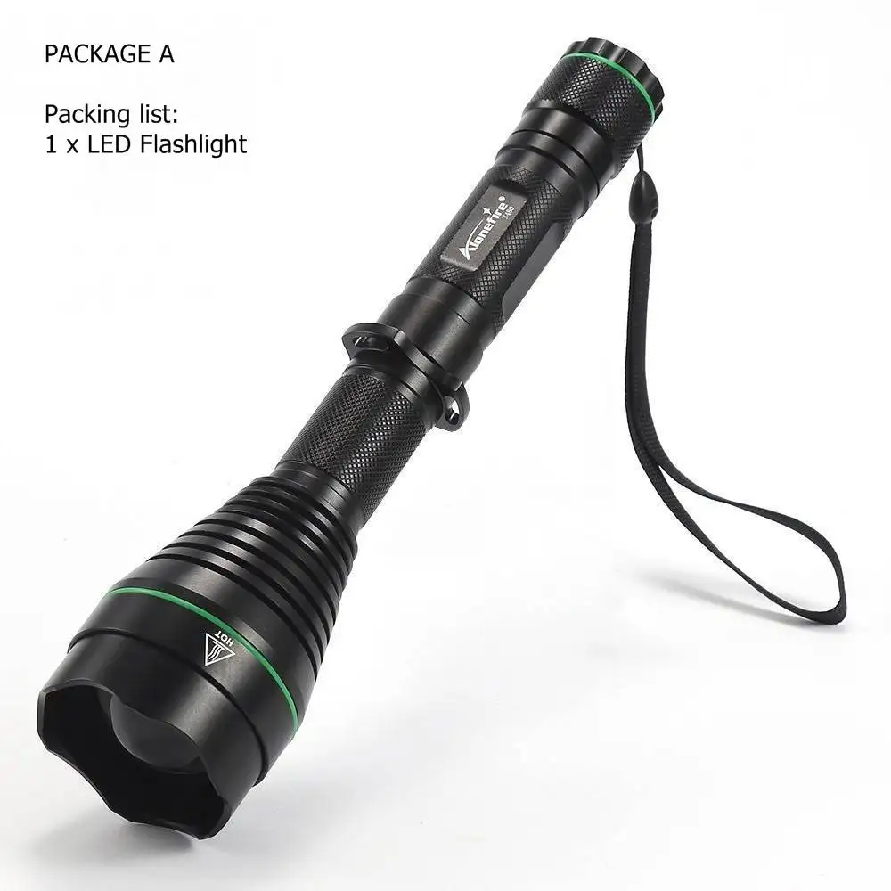 AloneFire X480 Cree XM L2 светодиодный фонарь для кемпинга тактический Водонепроницаемый 5 режимов фонарь для походов - Испускаемый цвет: Package  A