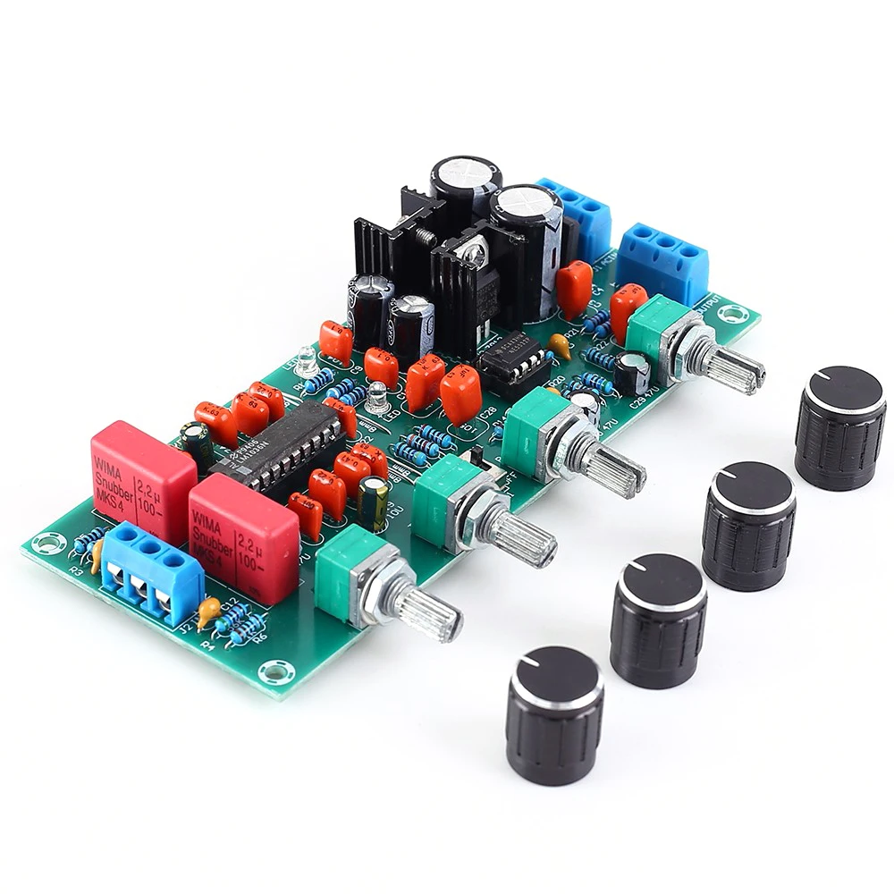 LM1036 NE5532 стерео Preamp усилитель тон плата аудио доска | Электронные компоненты и