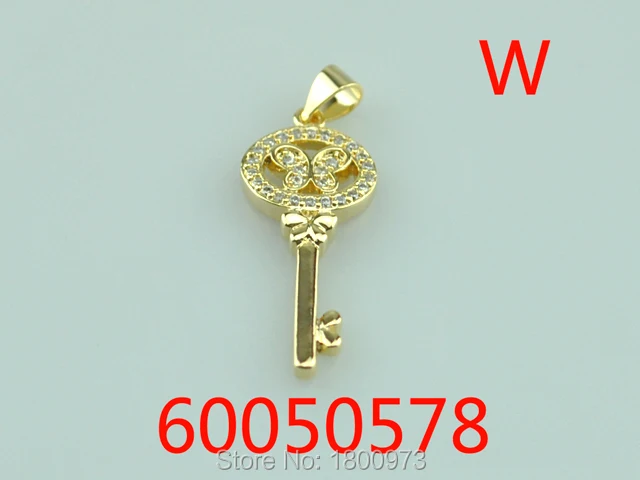 Новая брендовая подвеска с круглыми клавишами Золотая изысканным цирконием