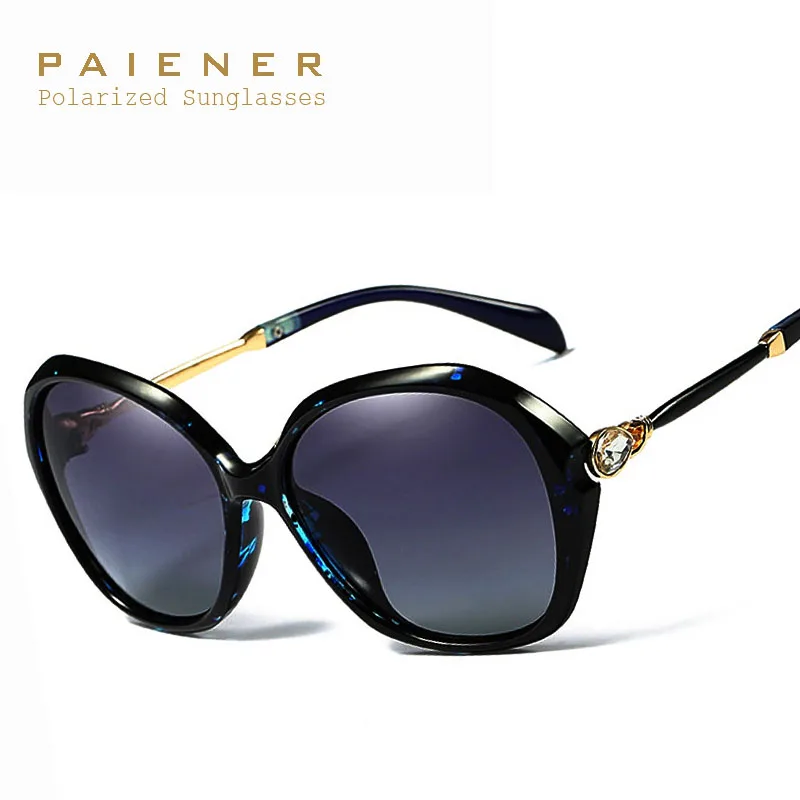 2017 брендовые дизайнерские женские поляризационные солнцезащитные очки новая