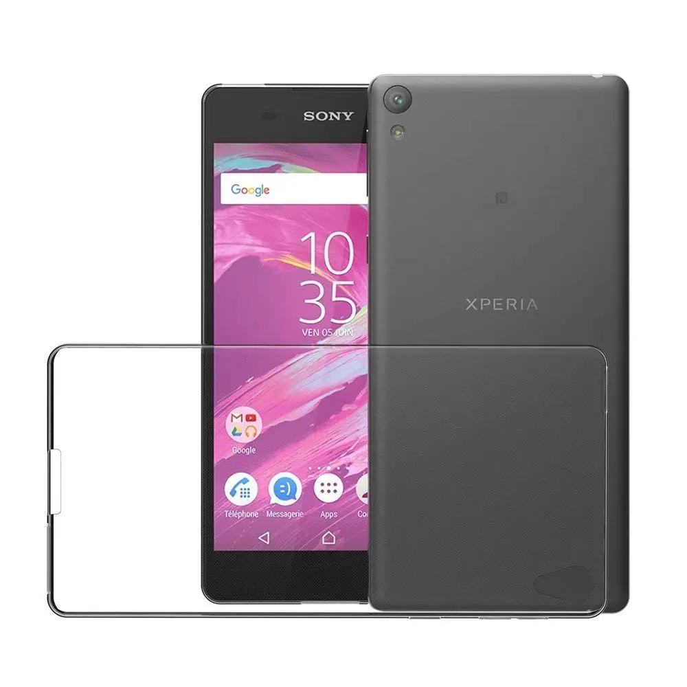 Чехол для Sony Xperia E5 5 дюймов ультра тонкий мягкий Силиконовый ТПУ резиновый