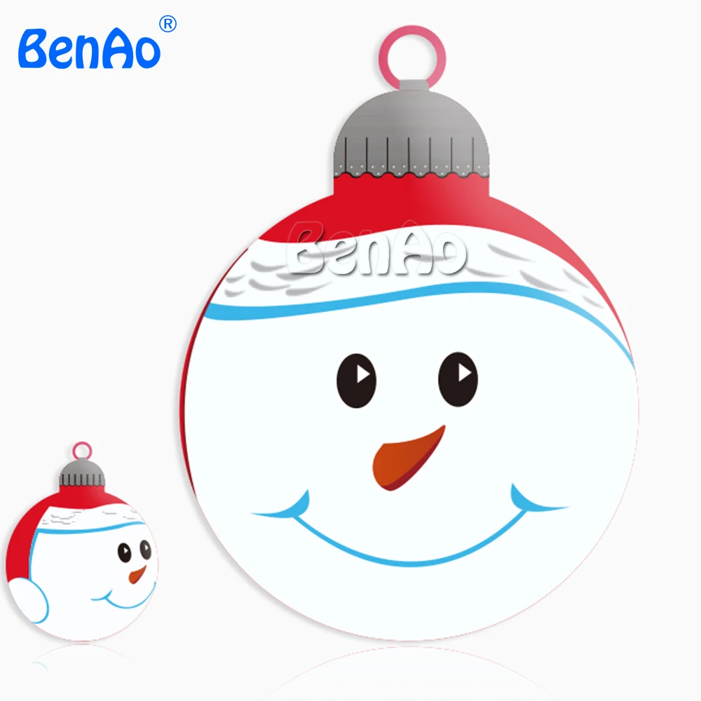 

AA006 BENAO Free shipping PVC Christmas inflatable snowman head balloon / inflatable santa claus helium balloon for parade event