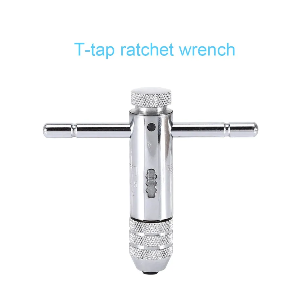 Т образная ручка Трещоточный ключ регулируемый 3 мм 8 с M3 M8 гаечный инструмент для