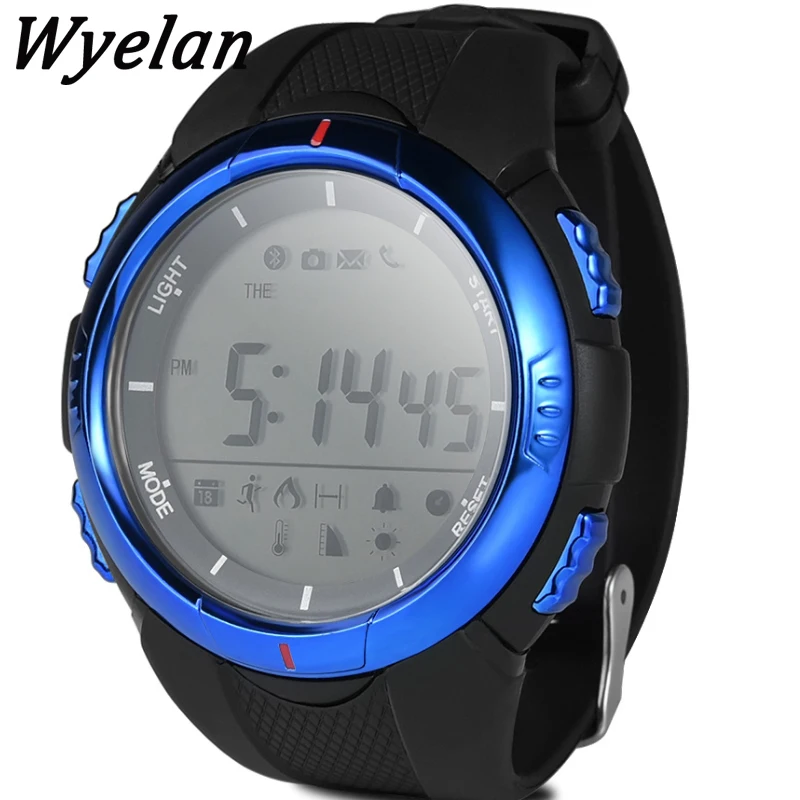 Wyelan Смарт часы Bluetooth Открытый спортивные 50 м Водонепроницаемый высотомер