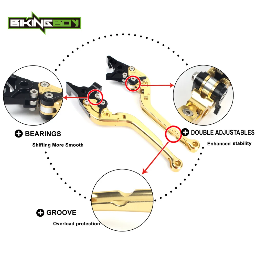 Регулируемые длинные складные тормозные рычаги сцепления для KAWASAKI ZX 7 R RR 00 01 02 03 GPZ