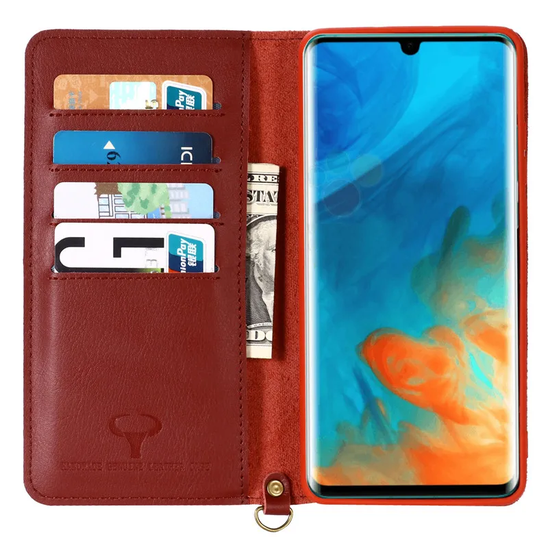 Чехол p30 для huawei P30 lite pro Nova 4e P30lite P30pro кожаный чехол откидной телефона кошелек