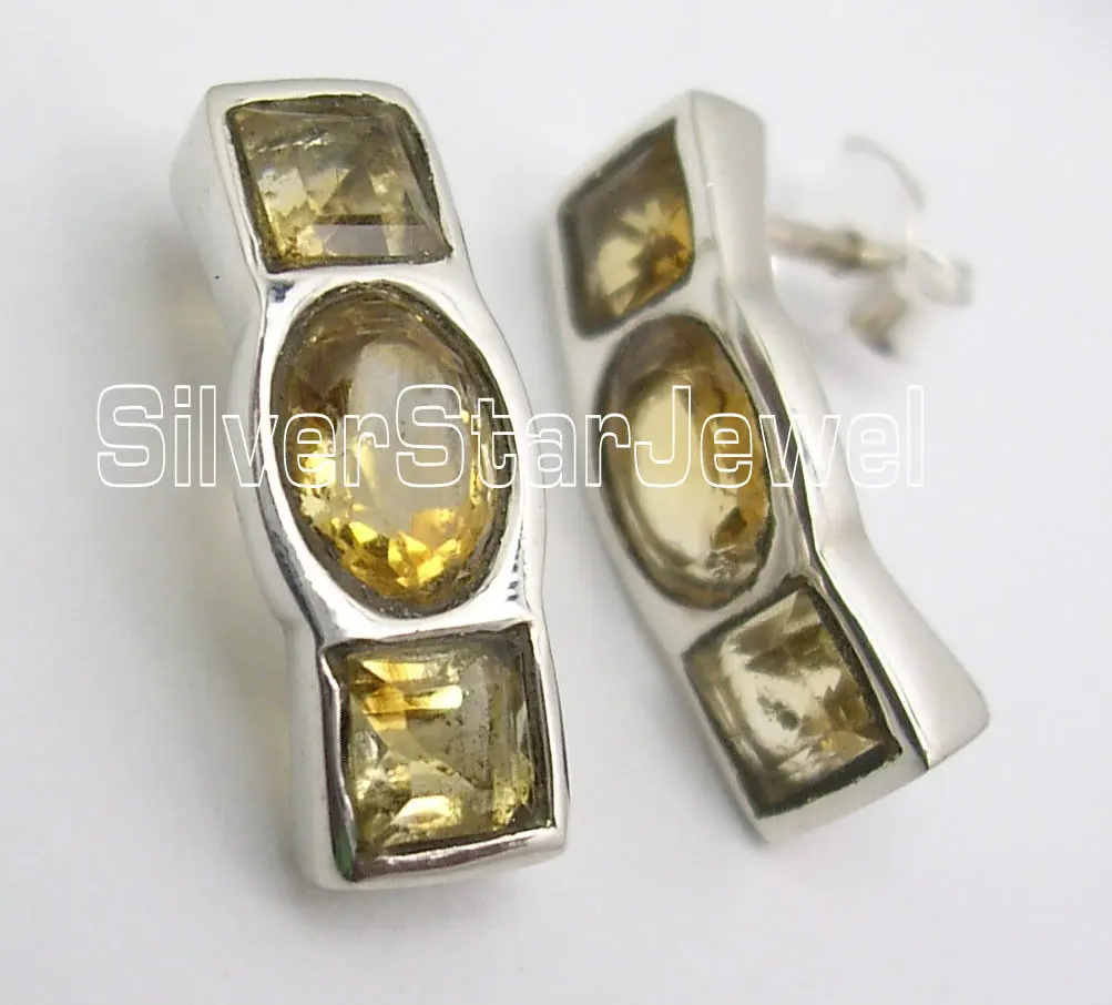 Серьги с серебряным гранатом из драгоценного камня 1.9CM1 пара сережек