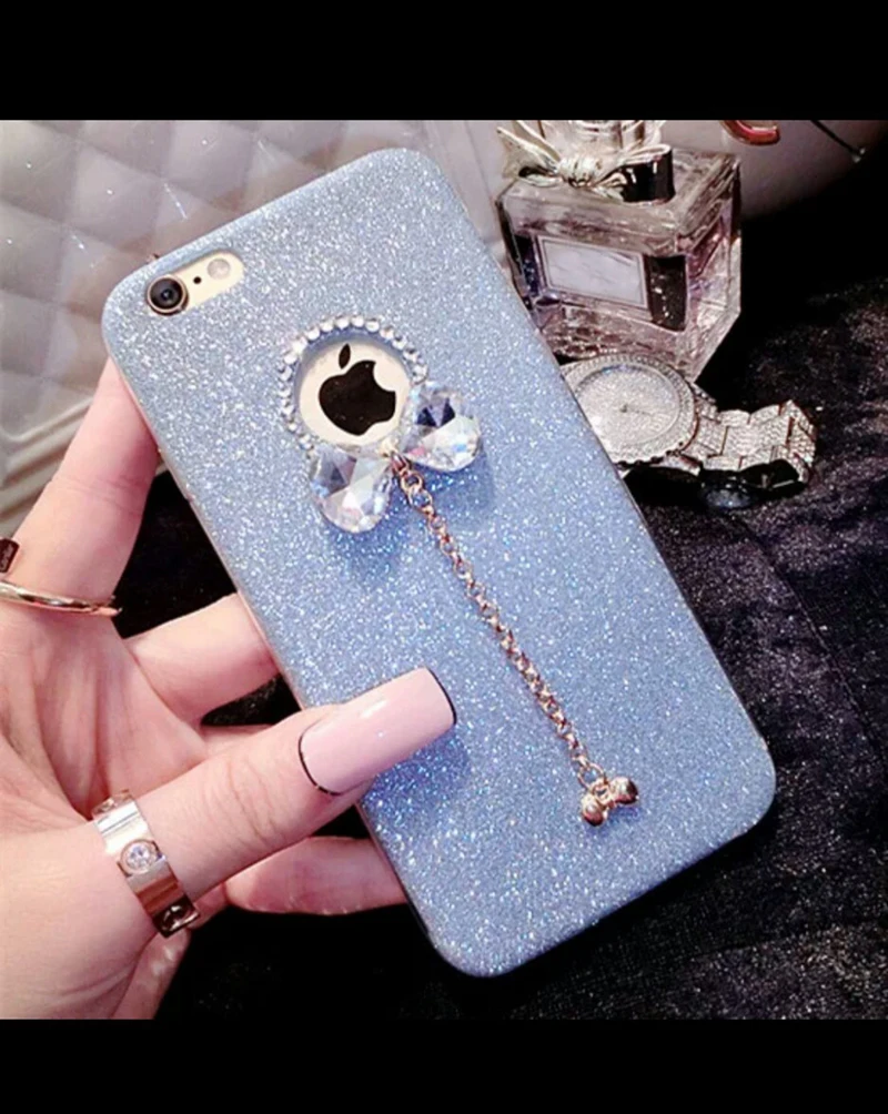 HOCAYU 3d бабочка бантик мобильный телефон чехол для iPhone 5 5S SE 6 6s 6plus 7 7plus 8 8plus