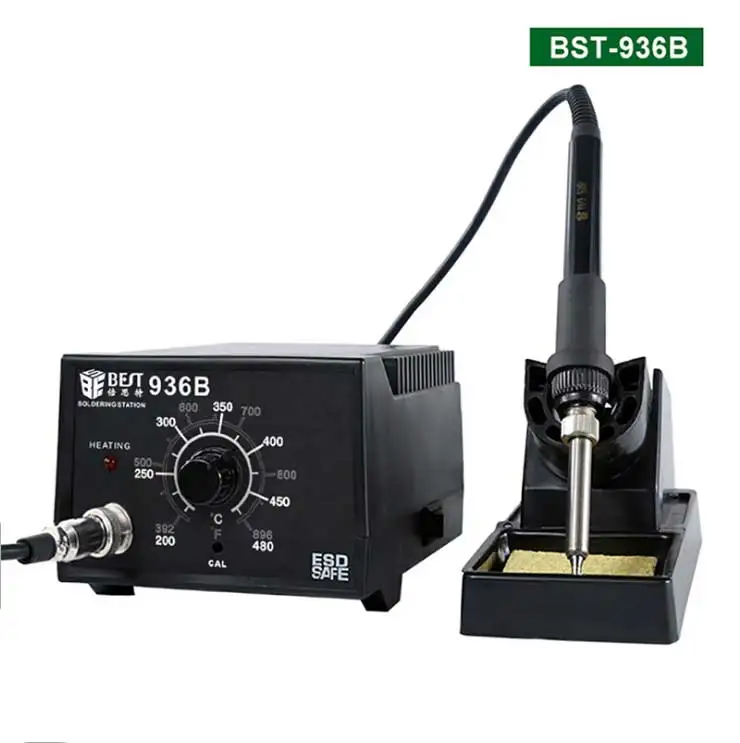 Электрический паяльник лучший 936B антистатический температурный Регулируемый