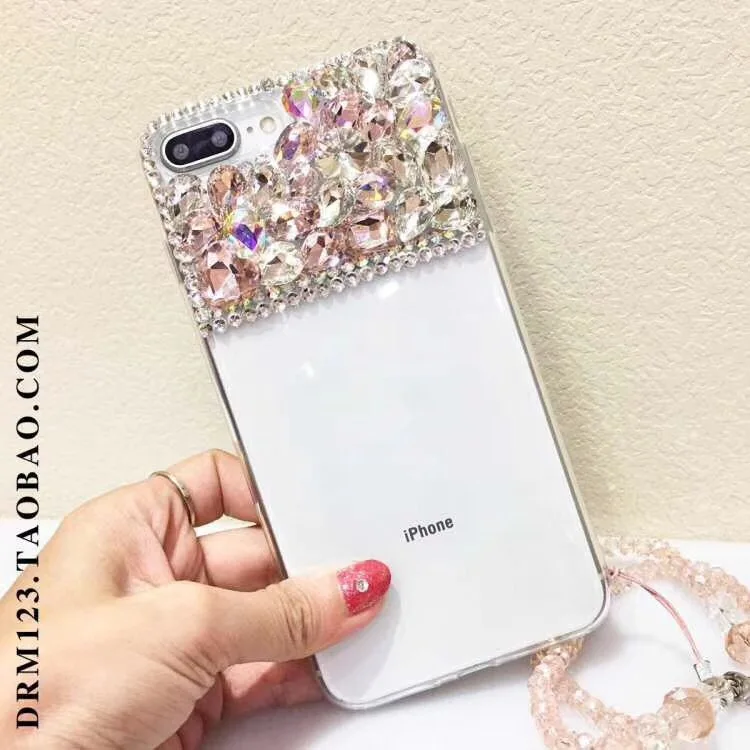 3D роскошный блестящий чехол со стразами и блестками для Redmi 3 3S 4 4A 4X 5 5A 5Plus Note 2 Pro Lady