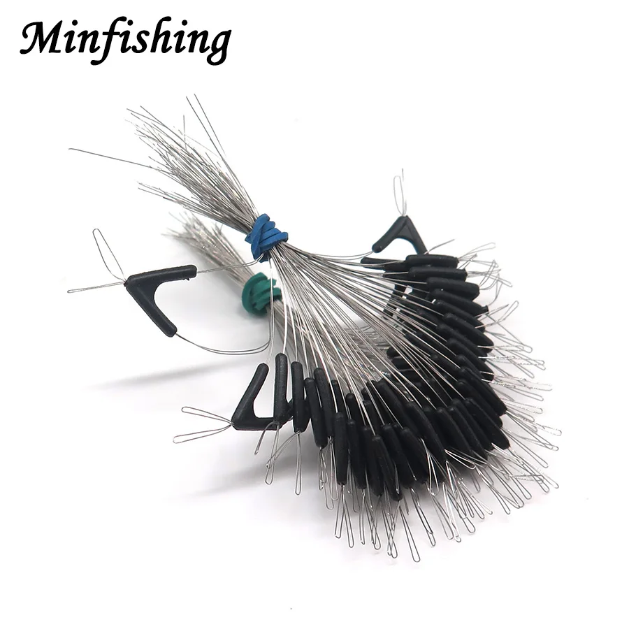 Minfishing 100 шт. Черный рыболовный стопор для поплавка двойная резиновая пробка рыболовные лески космические бобы рыболовные аксессуары