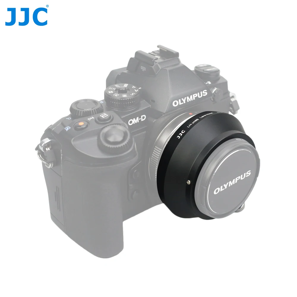 JJC металлическая бленда объектива 46 мм для OLYMPUS M. ZUIKO DIGITAL 17 мм F1.8 заменяет LH-48B