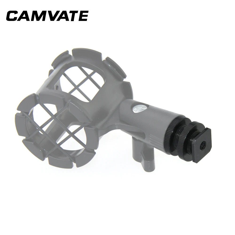 Адаптер для микрофона CAMVATE Горячий башмак на 5/8 27 дюймов (черный) C0953|Аксессуары
