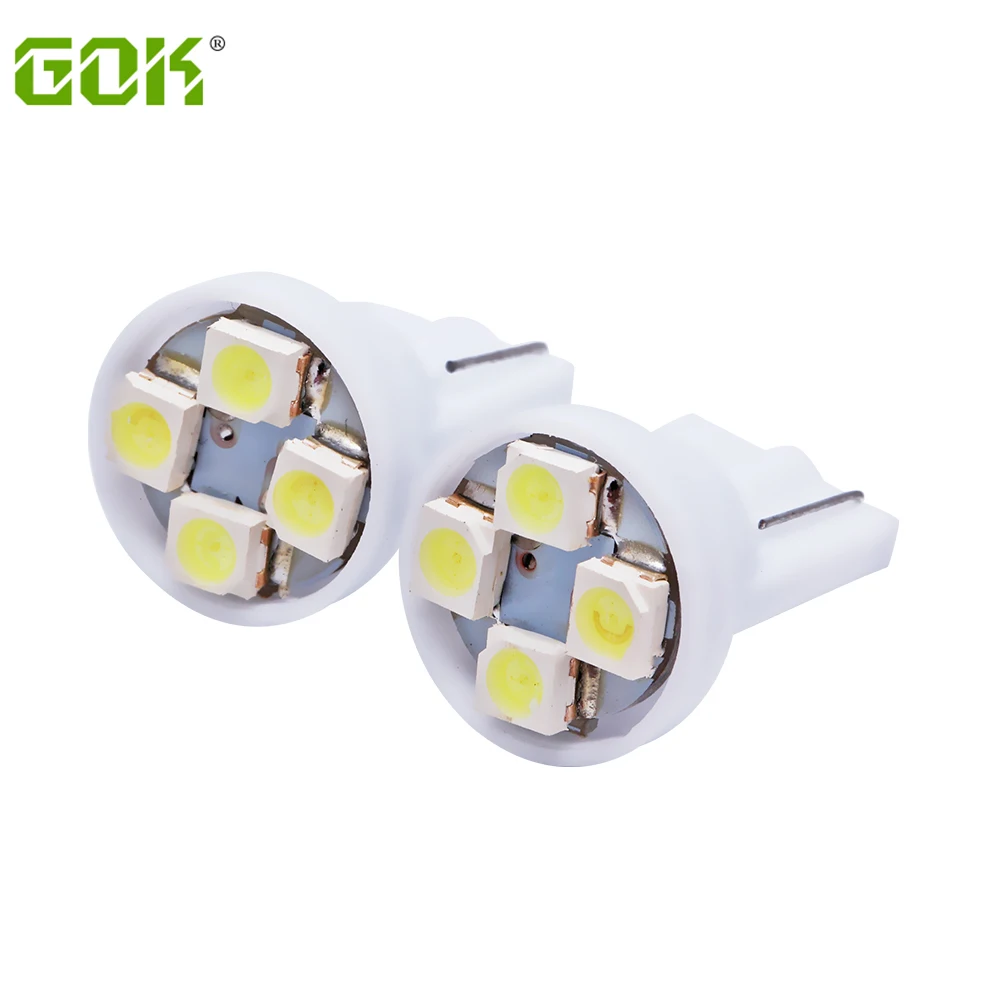 20 X Автомобильный светодиодный T10 194 W5W t10 4 smd 1210 3528 клиновидный светильник лампа 4SMD