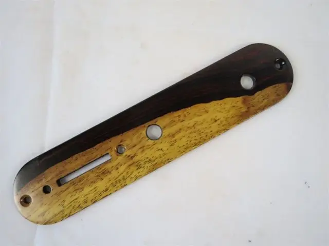 

Панель управления Telecaster для гитары из розового дерева ручной работы (cocobolo) #2894