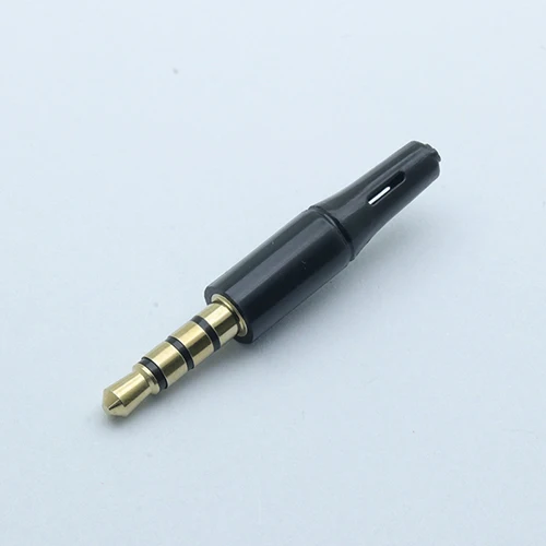 14mm 4P Gold Black 12 шт выход 17 мм/14 мм разъем 3,5 мм стерео 3 полюса штекер для гарнитура «сделай сам» наушники или используется для ремонта наушников золото/никелированный - Цвет: 14mm 4P Gold Black