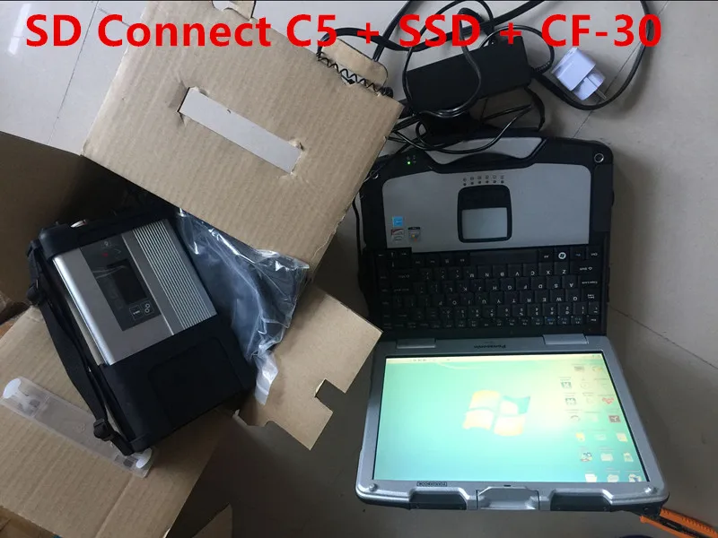MB Star C5 SD Connect инструменту диагностики с программным обеспечением версии 03/2021 DTS X DSA
