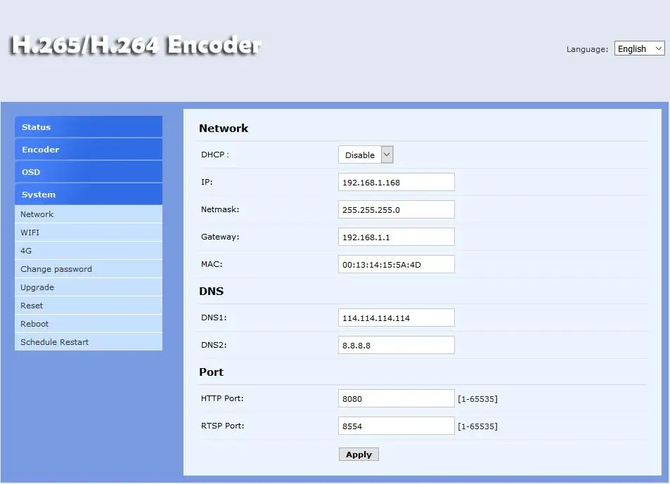 ESZYM H.265 HEVC/H.264 AVC 4G LTE SDI видеокодер для прямой трансляции поддержка RTMP потокового