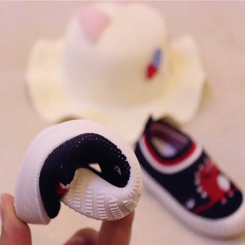 2019 г. Осенняя парусиновая детская повседневная обувь с рисунком животных черная