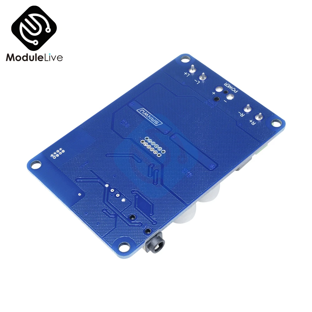 Плата усилителя мощности TDA7492P с Bluetooth V2.1 плата двухканальным AUX модулем 2X25 Вт