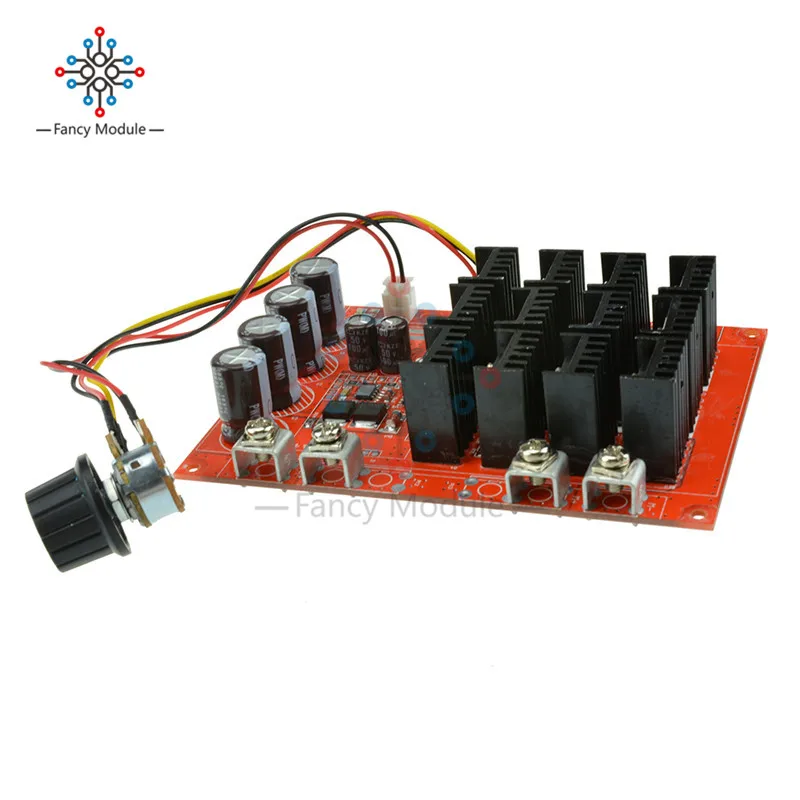60A DC 10-50v 12V 24V 48V 3000W DC регулятор скорости вентилятора PWM HHO RC контроллер