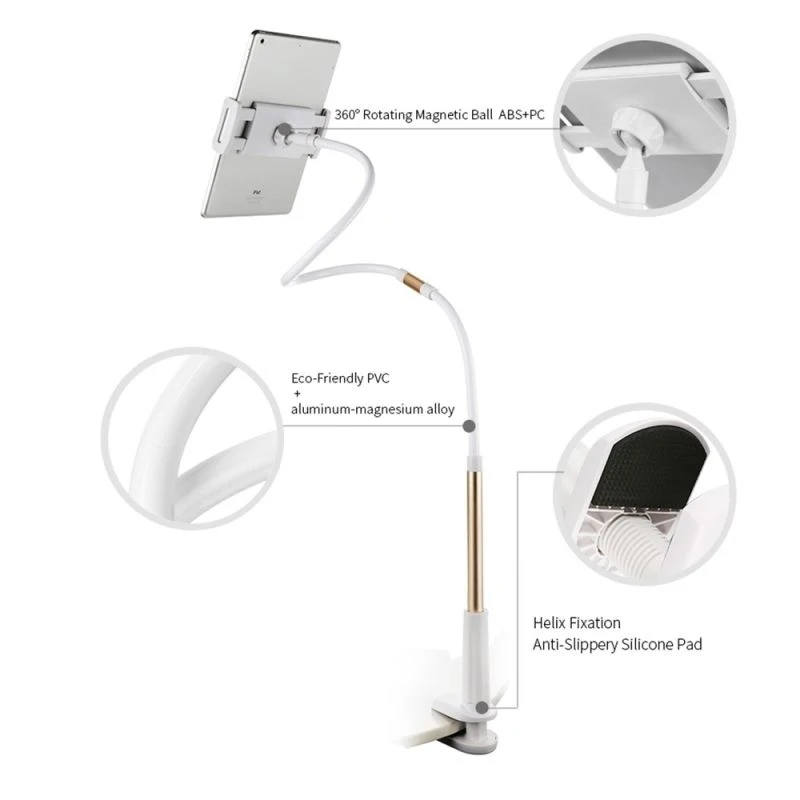 Большой Универсальный гибкий держатель Wrumava с длинными ручками Настольный