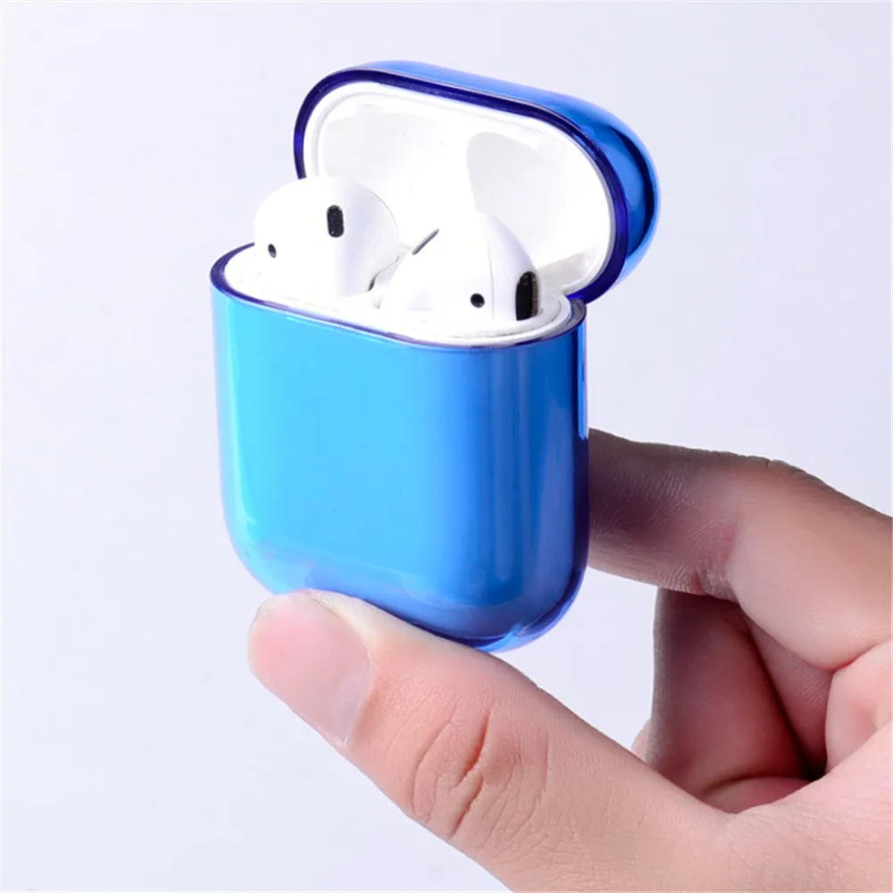 Жесткий чехол для Apple Airpods 1 шт. противоударный Сплит Ультратонкий пластиковый