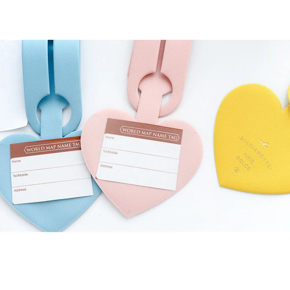 1 шт. бирка для багажа аксессуары путешествий модный дизайн кожаный держатель