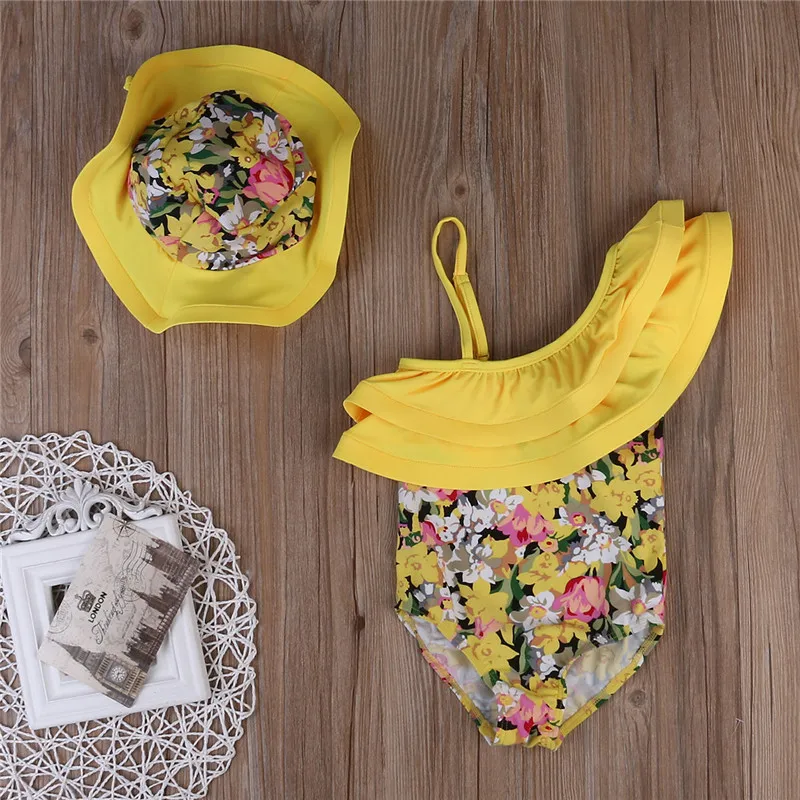 Цельный купальник для новорожденных девочек детский комбинезон джемпер костюм