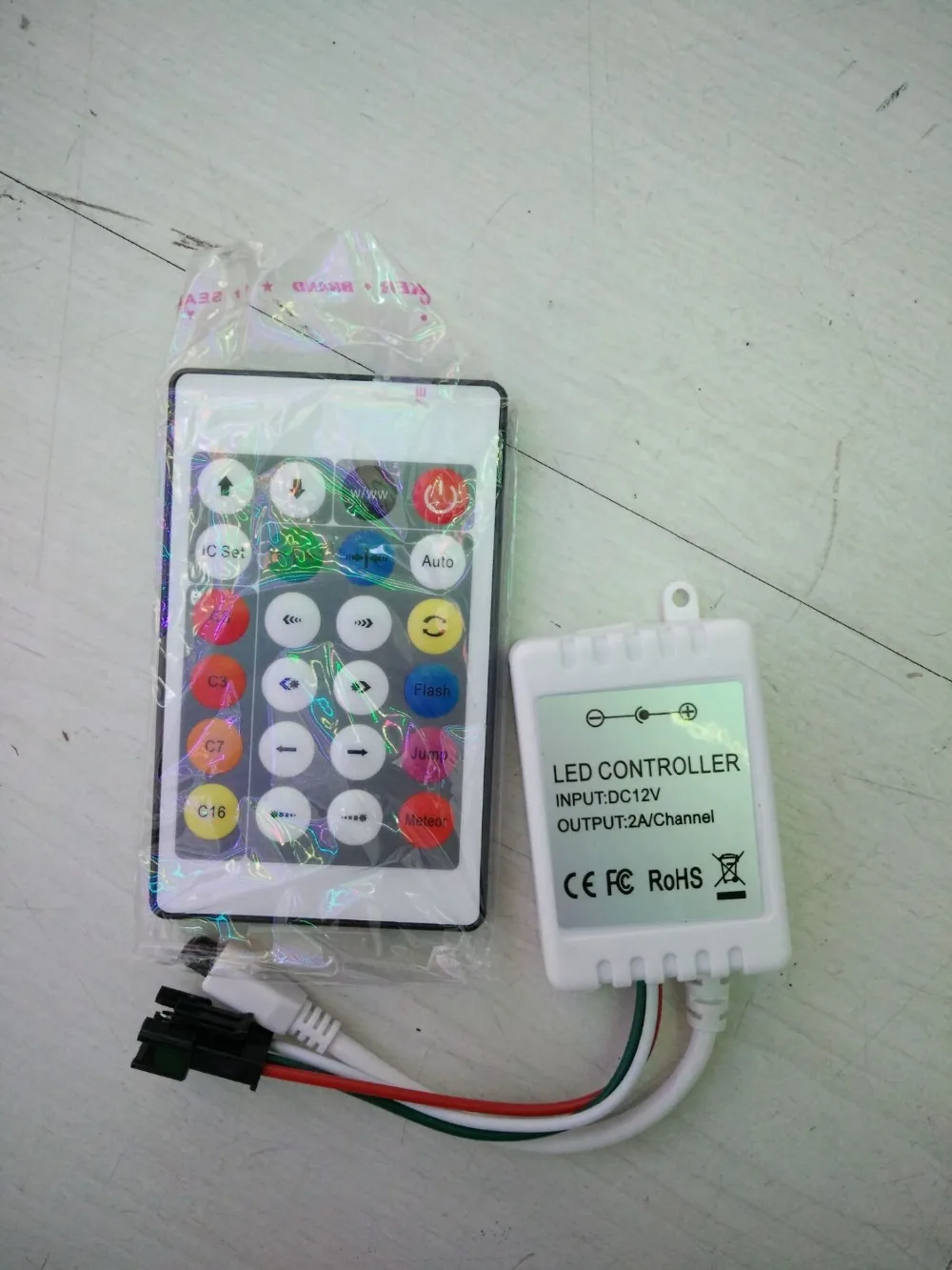 ИК пульт дистанционного управления WS2812B Contoller WS2811 200 Change Max 1 512 Pixel LED Controller 5 шт./лот