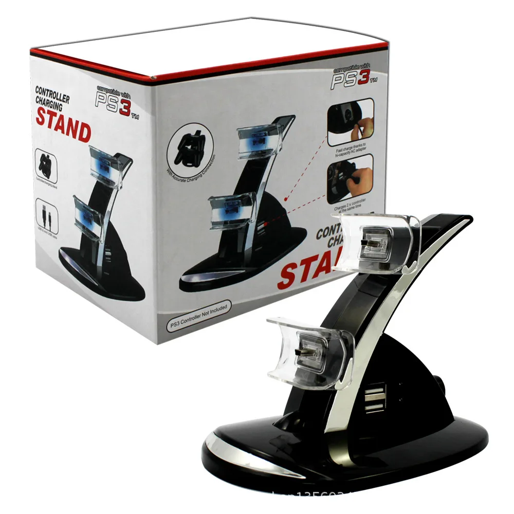 Двойная зарядная станция док-станция для контроллера Sony PlayStation 3 PS3 | Электроника