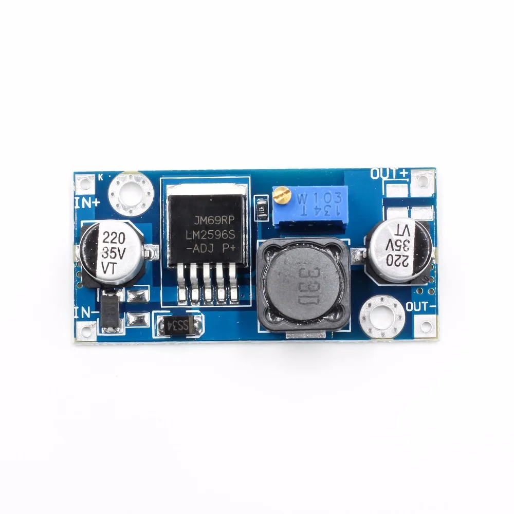1.23V-30V DC-DC Buck Converter Step Down Module LM2596 Power Supply Output dc-dc step down | Электронные компоненты и