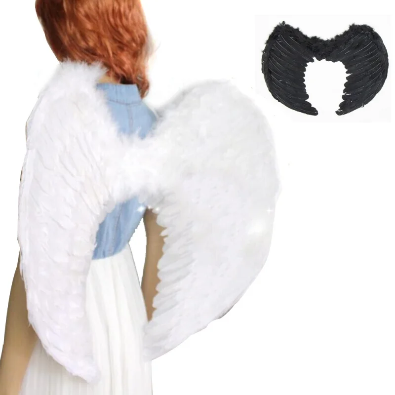 

Kids Girls Feather Fairy Angel Wings Halloween Party Fancy Dress Costume Drop Shipping