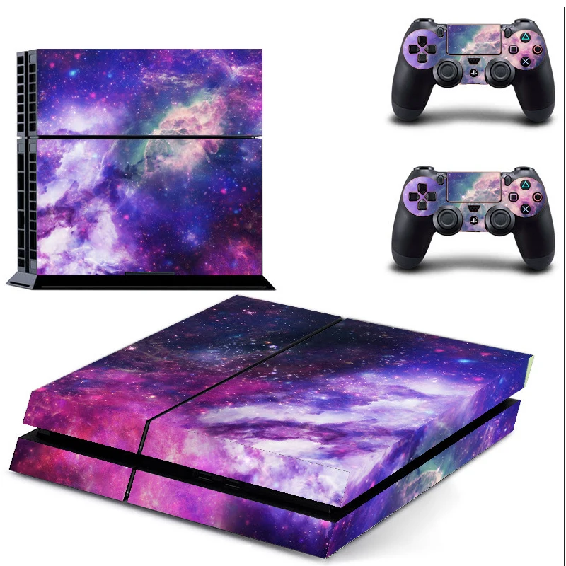 С рисунком Звездная Галактика виниловые наклейки на кожу Крышка для sony PS4 консоль