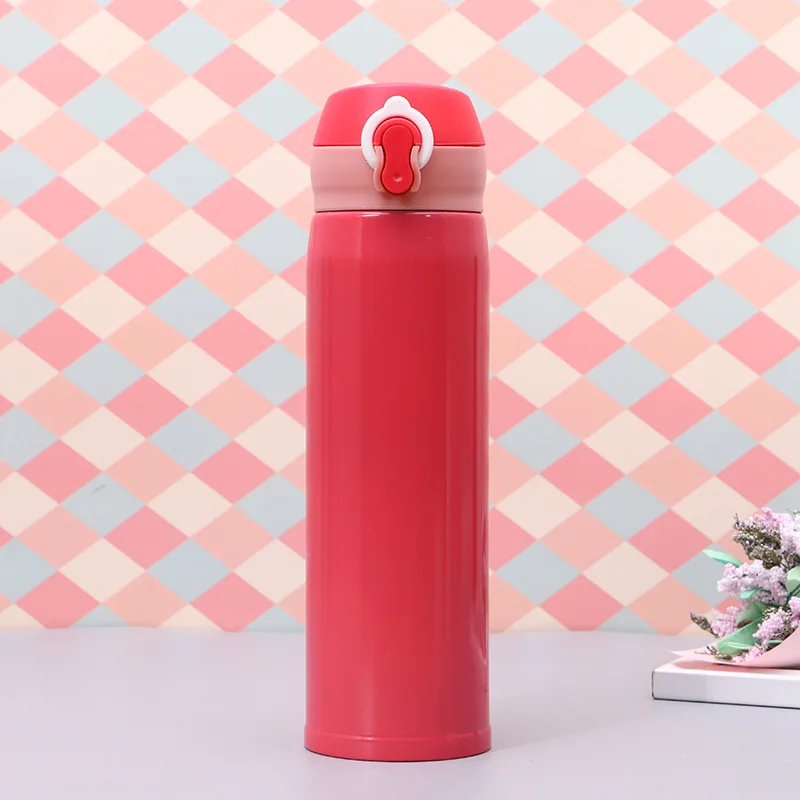 Creative New Stainless Steel Thermos Cup Outdoor Portable Bounce Simple Gift |