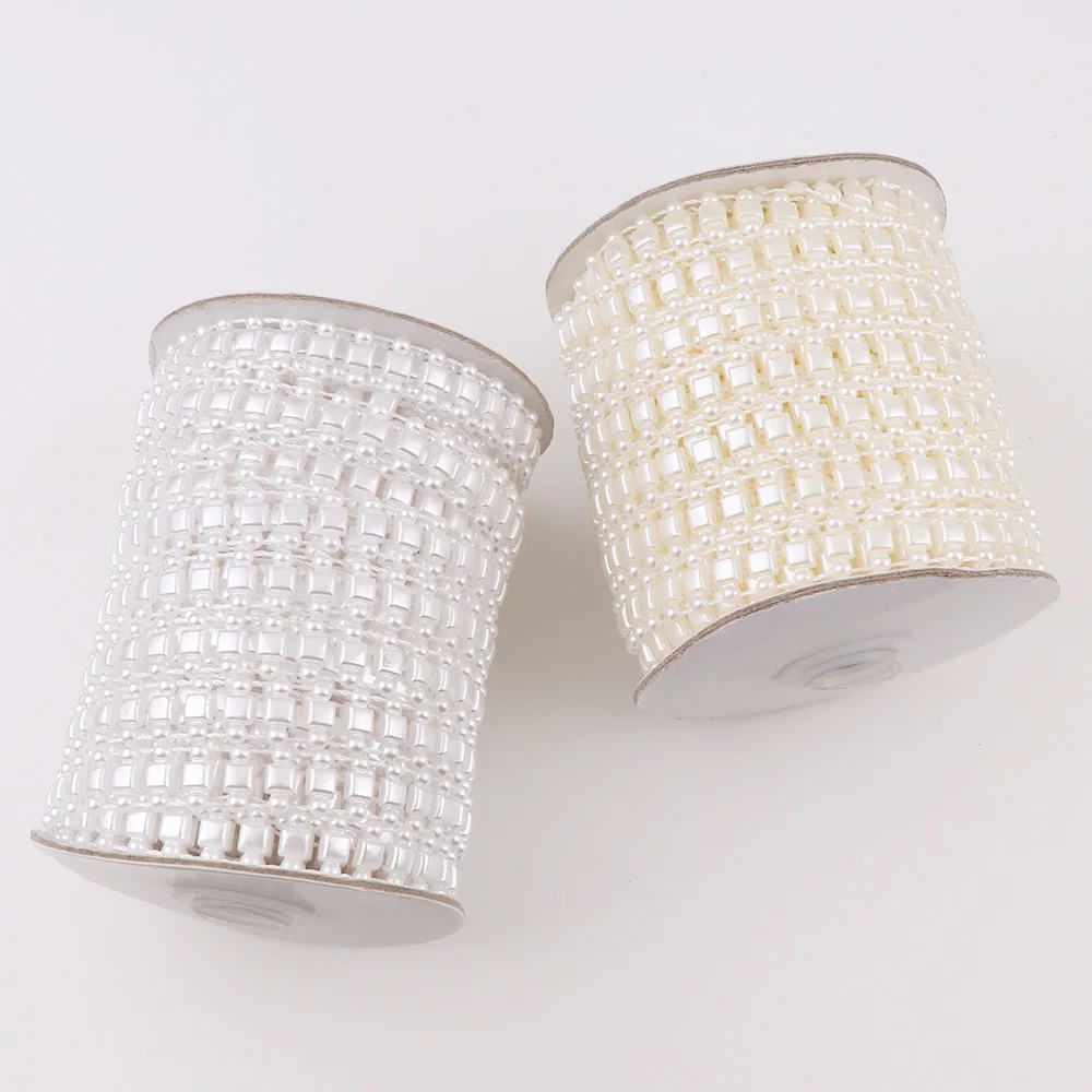 Квадратные бусины из хлопчатобумажной нити 2 метра 13 мм плоский АБС-пластик