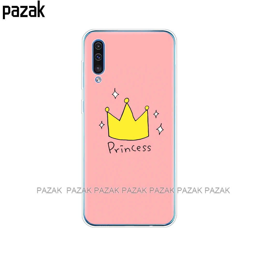 61574 Силиконовый чехол для samsung Galaxy A50, мягкая прозрачная задняя крышка для телефона, для samsung A50, A505, A505F, SM-A505F чехол, 6,4, чехол, бампер - Цвет: 61574