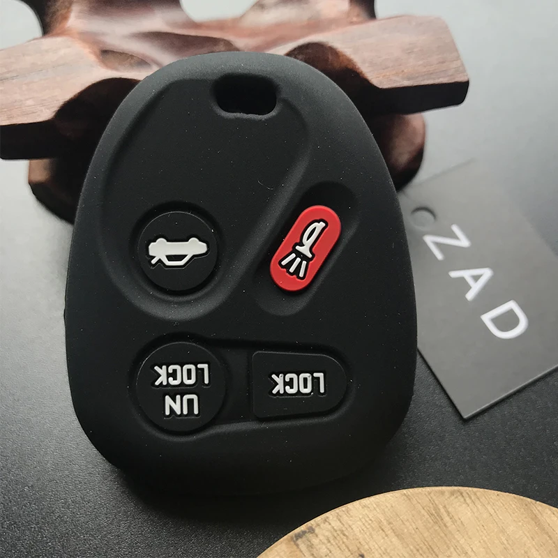 ZAD силиконовый резиновый чехол для автомобильного ключа Chevrolet Impala Blazer Corvette Malibu Monte