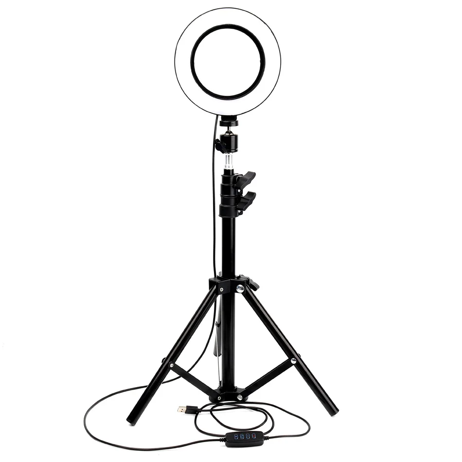 Кольцевой светильник для камеры фотостудии телефона видео Селфи кольцевая лампа