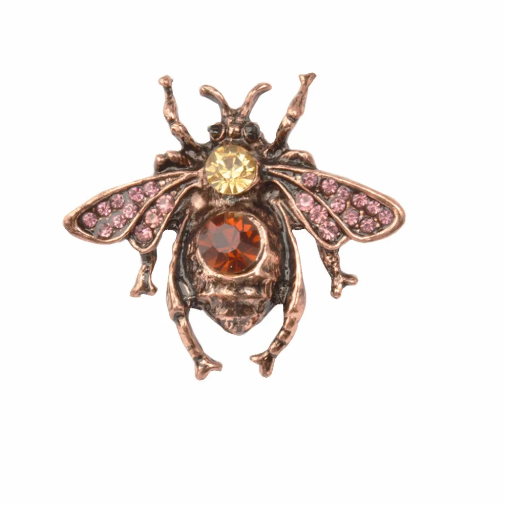 Уникальная булавка на лацкан в античном стиле фиолетовое золото броши виде пчел