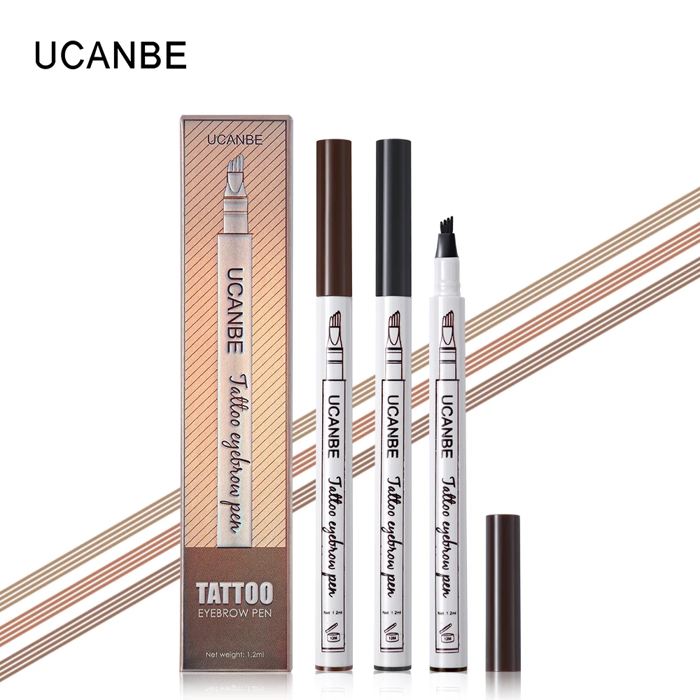 Available Now!! Brand Eyebrow pencil hot sketch liquid makeup brown waterproof tattoo Super durable eyebrow smudge proof | Красота и